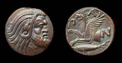 Panticapaeum, Old Satyr & Griffin, 310-303 BC, Sold!